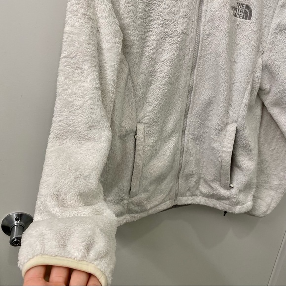 The North Face White Full-Zip Fleece Jacket - Small - Picture 4 of 10